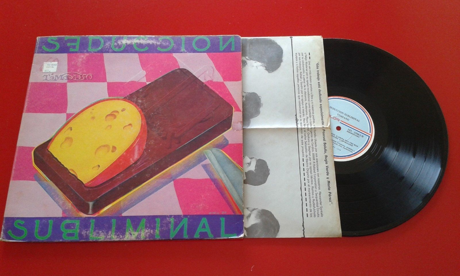 80s Progr Latin Rock TEMPANO **Seducción Subliminal** 1984