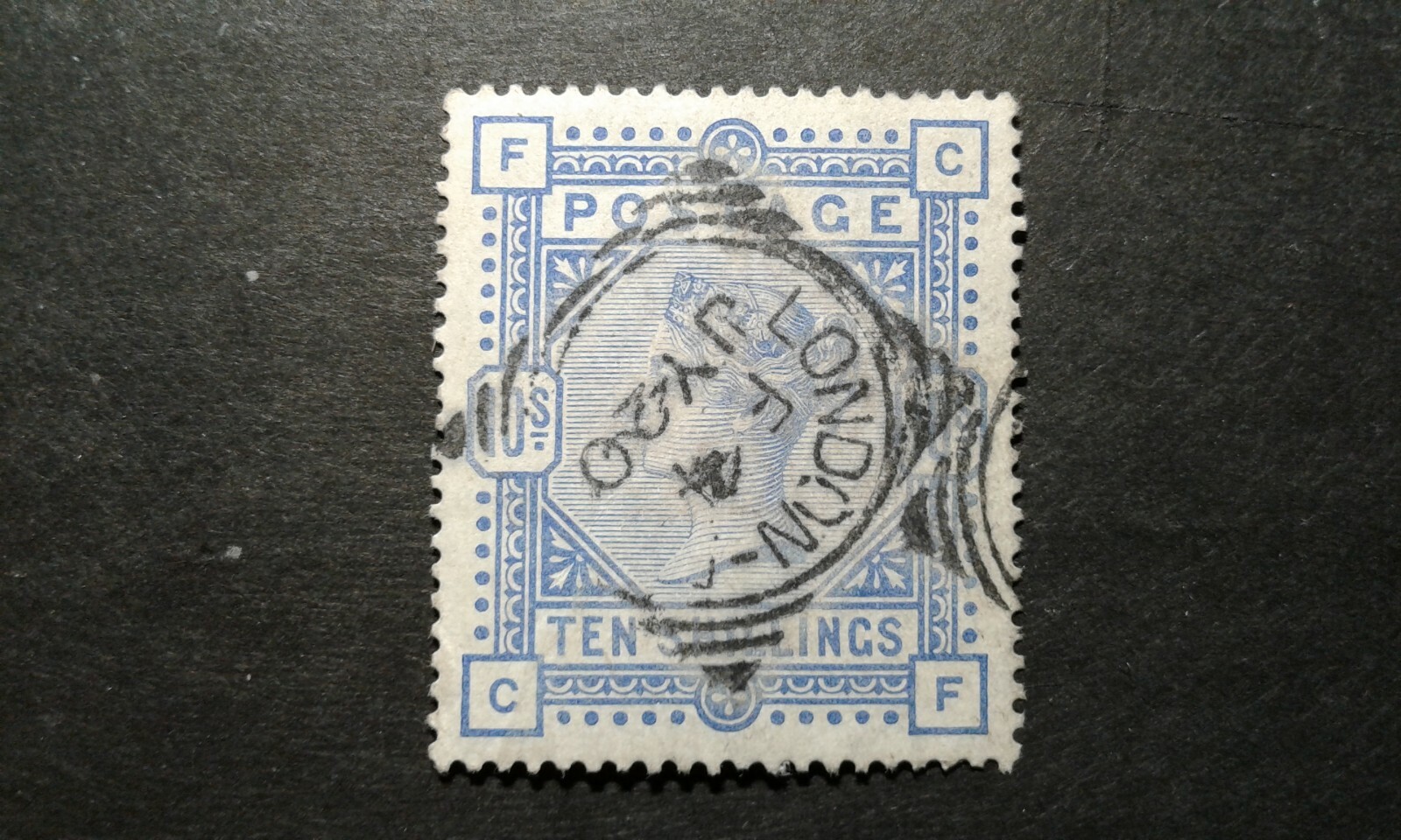Great Britain #109 used clear cancel e205 9472 | eBay