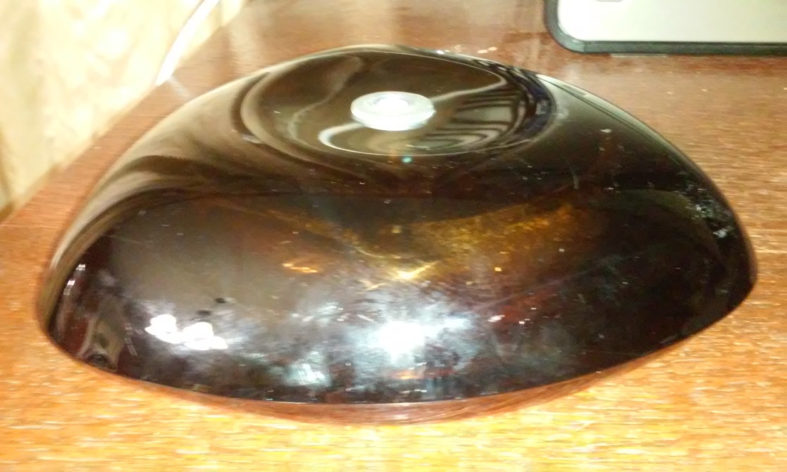 The Indiana National Bank Indianapolis Ashtray Advertising Rare Buffalo on cap