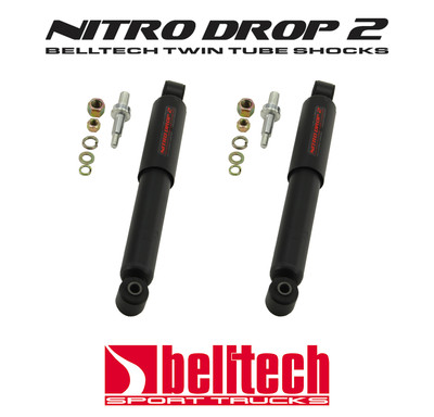 73-87 Chevy/GMC C10 Nitro Drop 2 Front Shocks 0'' - 3'' Drop (Pair) by Belltech