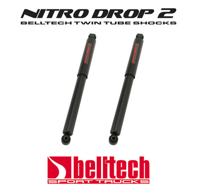 Belltech Nitro Drop 2 Rear Shocks for 2002-08  Dodge Ram 2WD 3'' - 5'' Drop (Pair)