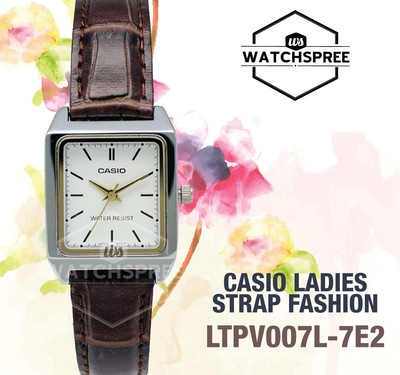 Casio Ladies' Analog Watch LTPV007L-7E2 LTP-V007L-7E2
