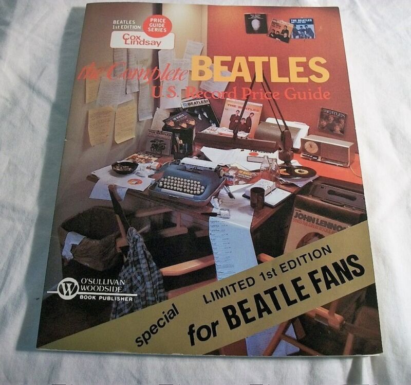 The Beatles U.S. Record Price Guide Cox Lindsay 1983 1st Edition Complete VTG