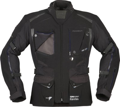 Motorrad Tex-Jacke Modeka Talismen Farbe: Schwarz Gr: XXL