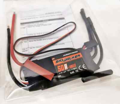 Hobbywing Skywalker Brushless ESC 50A 2-4S Electric Speed Controller Aircraft RC