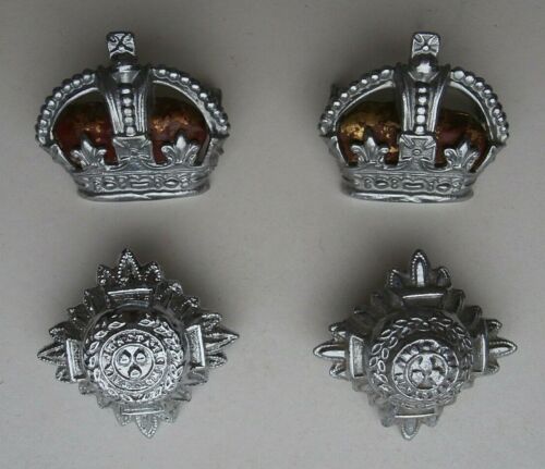 OBSOLETE POLICE KINGS CROWN CHIEF SUPERINTENDENT CROWN & PIP STAR RANK INSIGNIA 