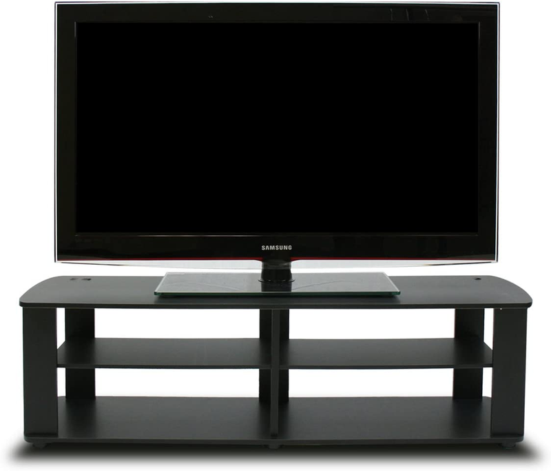 11191BK the Entertainment Center TV Stand, Black