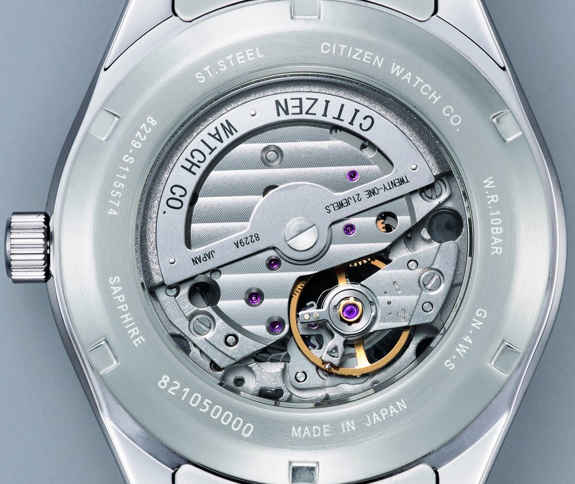 Pre-owned Citizen Black Dial Automatic Mechanical Men's Watch Nh9110-81e