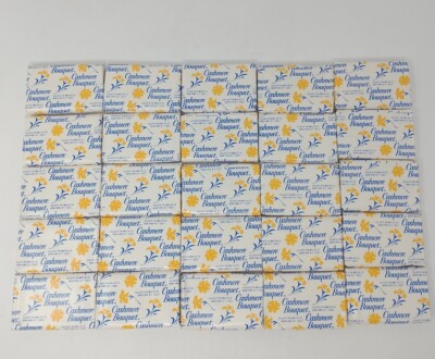 25 Cashmere Bouquet Mini Soap Bars Hotel Colgate Palmolive 2.5'' NY Set Floral