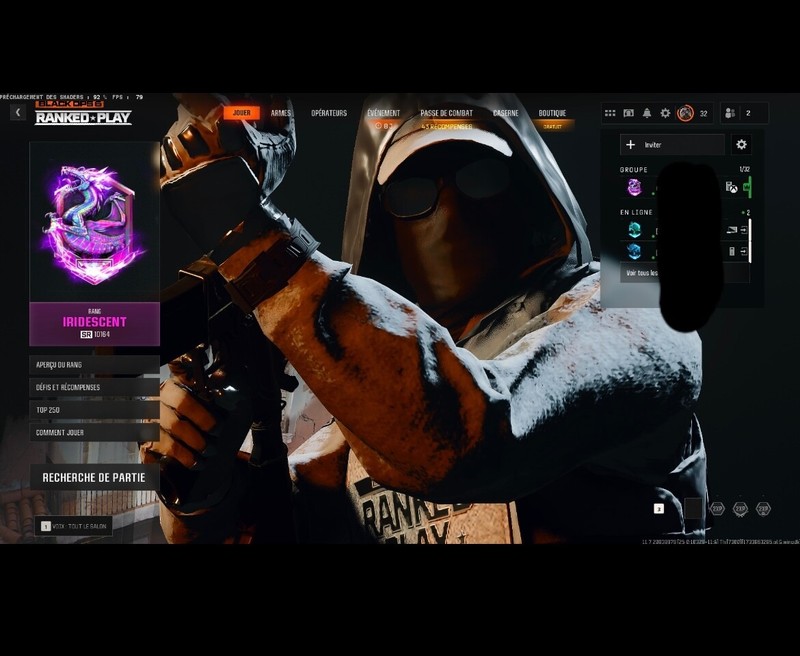 Compte Call Of Duty Bo6 Iridescent S1