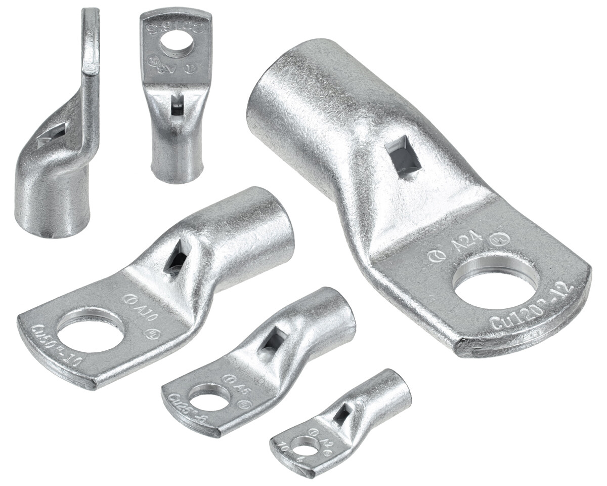 Sortiment Rohrkabelschuhe 10-50mm²  (90-teilig) Kabelschuh SET 6 10 16 25 35 50