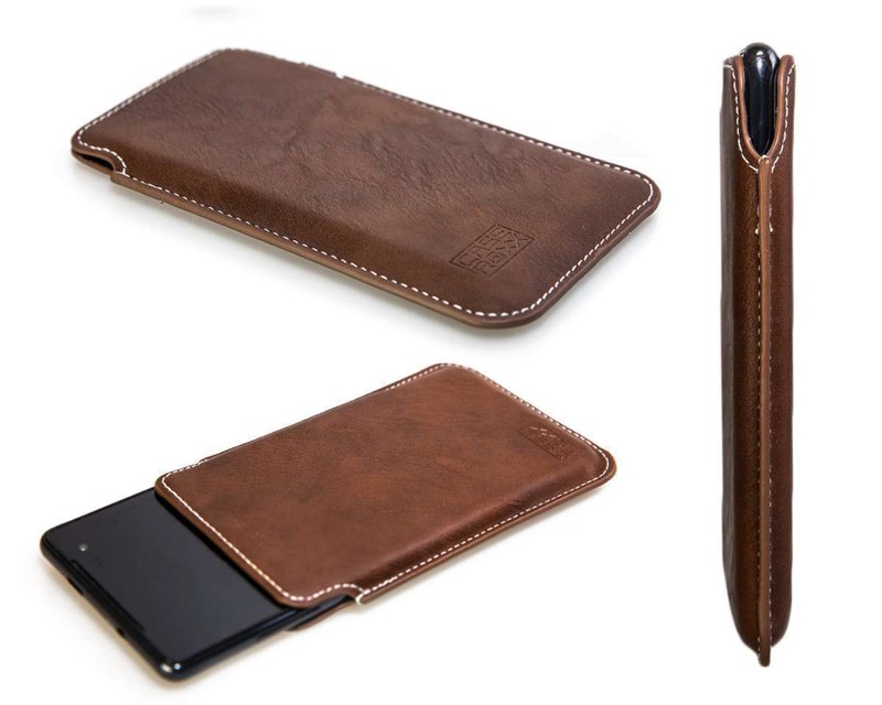 Caseroxx Business-Line Poche Pour Medion P4501 En Brun Fait De Cuir Artificiel