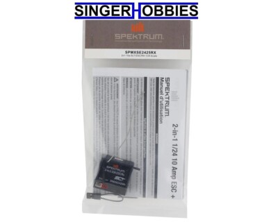 Spektrum SPMXSE2425RX 10 Amp Brushed 2-in-1 ESC/SLT Receiver Combo HH
