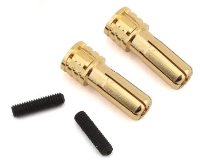 Team Brood Pure Energy 5mm Screw Bullet Connector (2) BRO-TBR-PE5MMPLUGSMALE