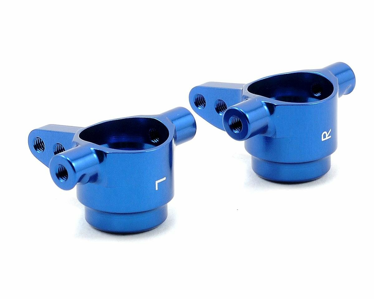 Traxxas 6837X Aluminum Steering Block Set (Blue) (2) 4x4