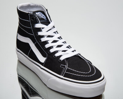 

Vans Sk8 Hi Tapered Мужские Женские Черные Кроссовки Skate Lifestyle Унисекс Обувь, Черный, Vans Sk8-Hi Tapered