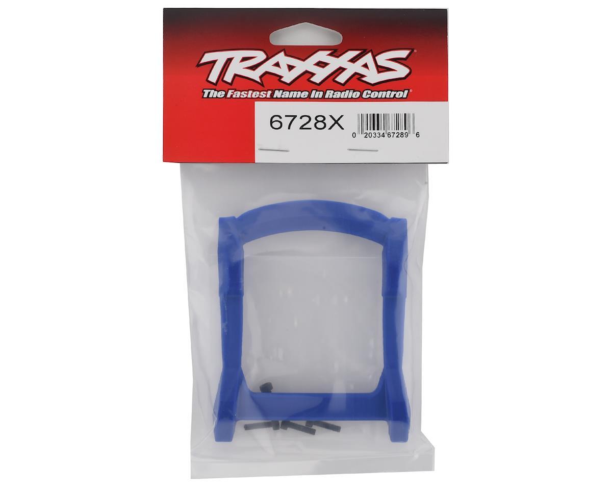 Traxxas Part #6728X: Rustler 4X4 Roof Skid Plate (Blue) | eBay