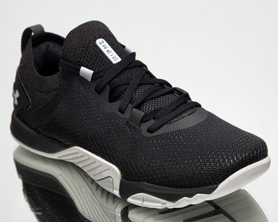

Under Armour TriBase Reign 3 Женские черно-белые кроссовки для тренажерного зала, Черный, Under Armour TriBase Reign 3