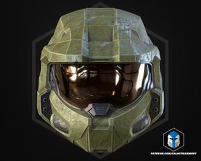 Infinite Master Chief Helmet — 3D Printed RAW DIY Cosplay Helmet Kit