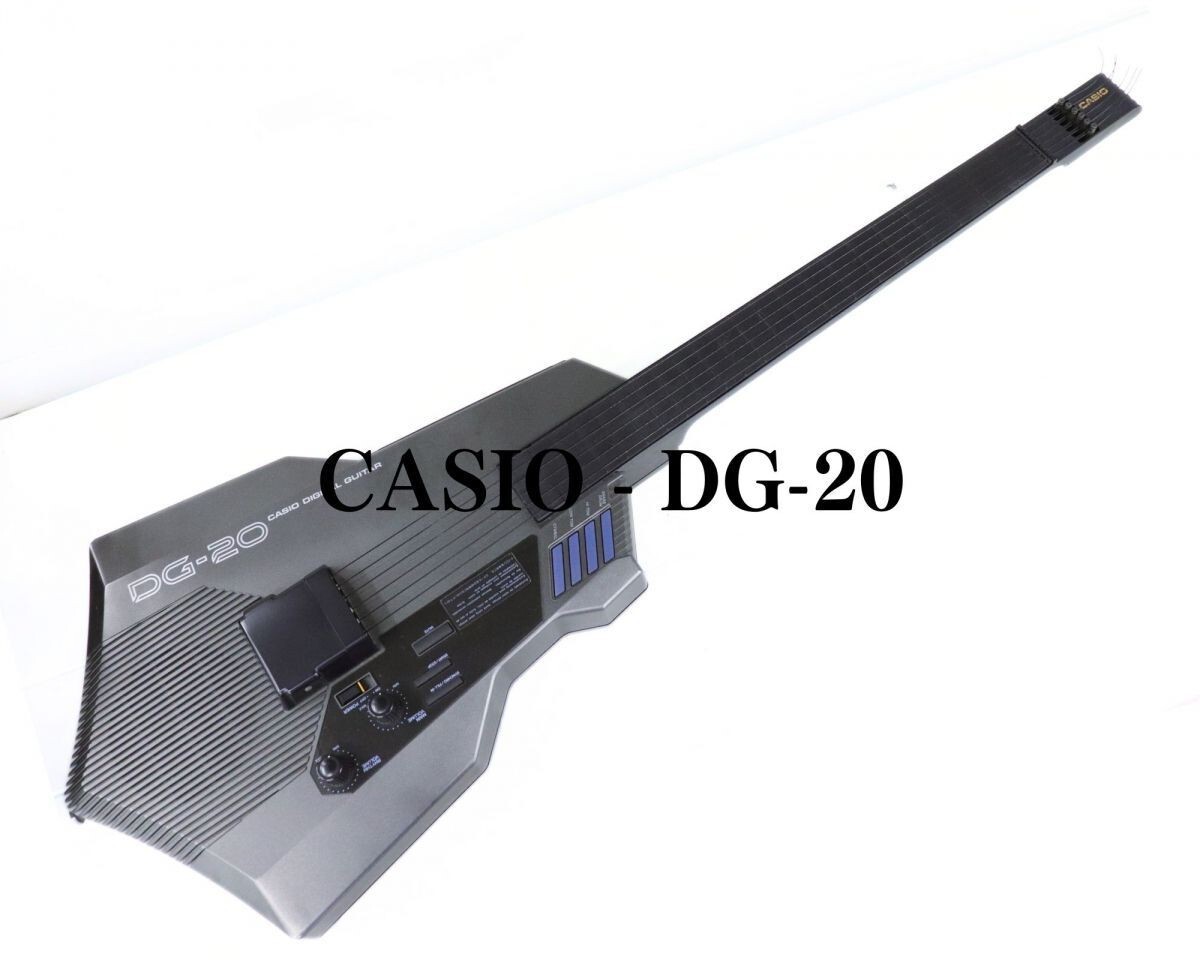 CASIO カシオ DG-20 デジタルギター DIGITAL GUITAR CASIO DG-20 digital guitar Electric guitar w/case,adapter