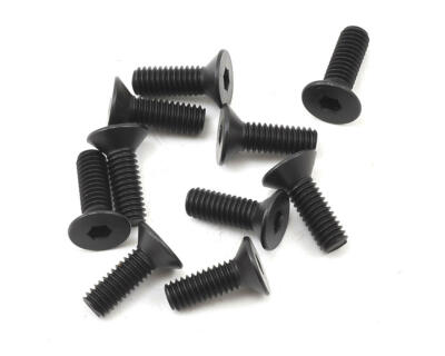 Team Losi Racing M4x12mm Flat Head Screws (10) [TLR255013]