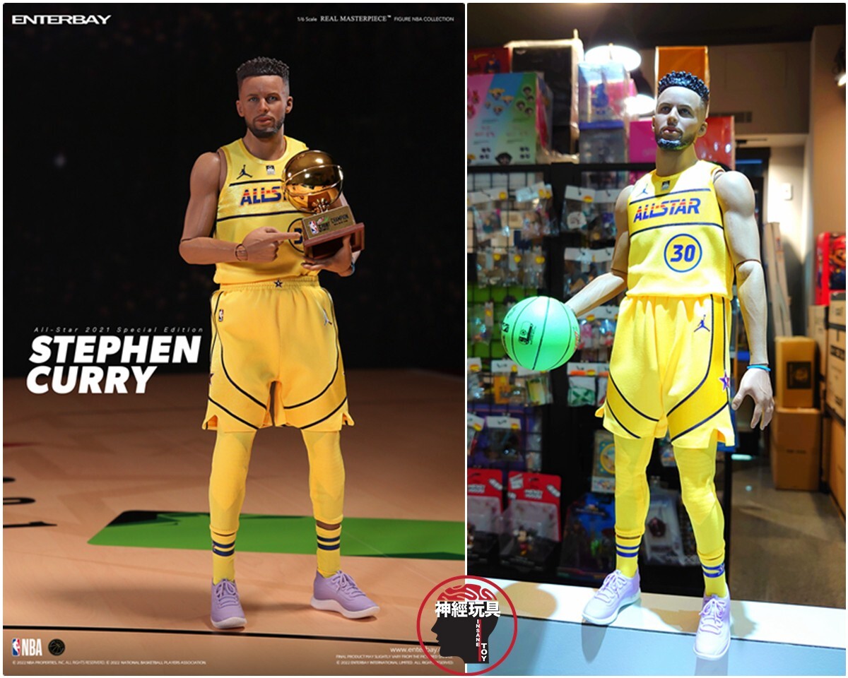 エンターベイRM-1095ステフィン・カリー NBA ALL-STAR 2021 ENTERBAY NBA STEPHEN CURRY 1/6 FIGURE ALL-STAR 2021 SPECIAL