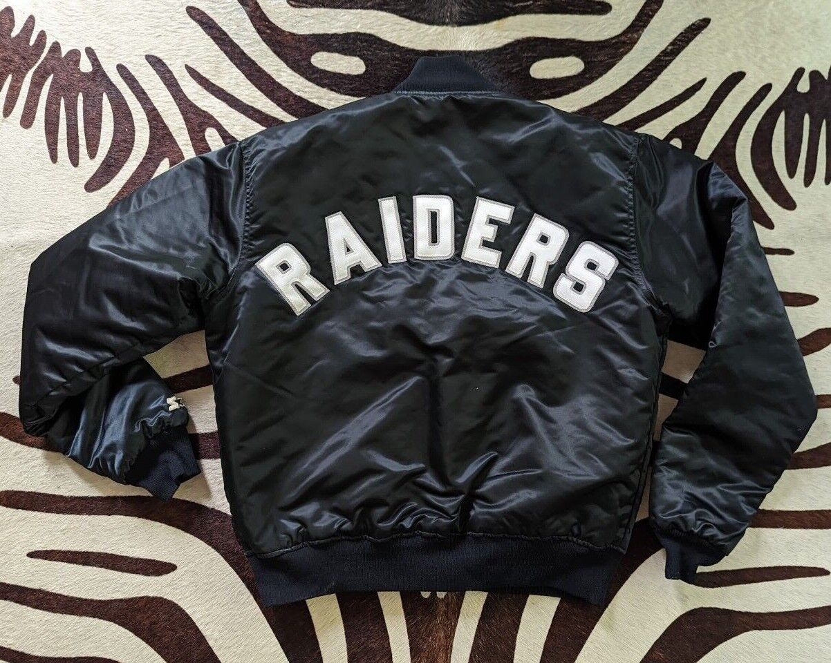 Oakland Los Angeles Raiders Chalk Line Starter Jacket Oakland Los Angeles Raiders Chalk Line Starter Jacket
