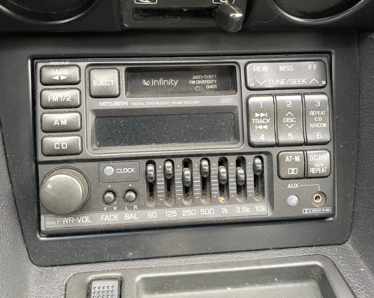 1995 Mitsubishi 3000GT Stealth OEM Infinity Audio Stereo 1995 Mitsubishi 3000GT Stealth OEM Infinity Audio Stereo