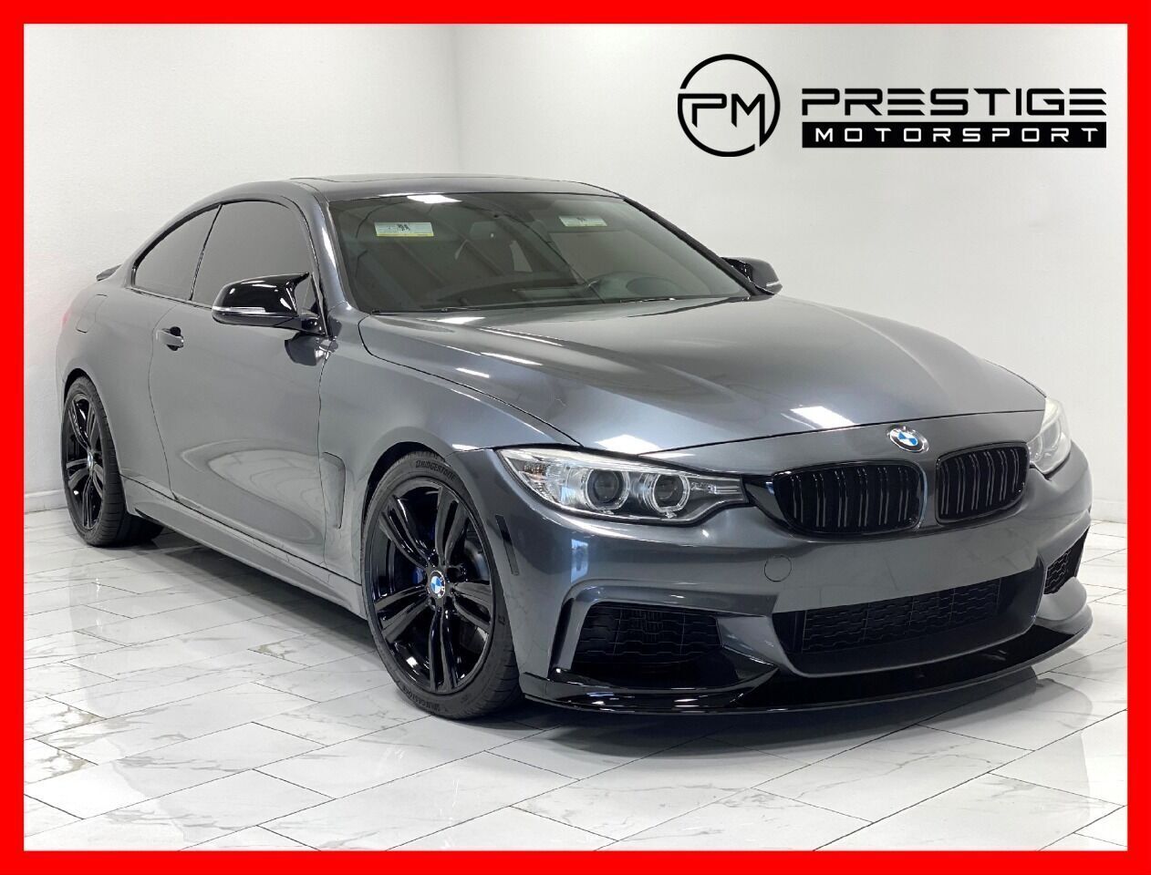 2014 BMW 4 Series 435i xDrive AWD 2dr Coupe 113440 Miles Mineral Gray Metallic C