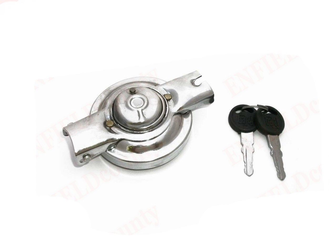 Vespa Complete Fuel Tank Lock Chrome Plated With 2 Keys  