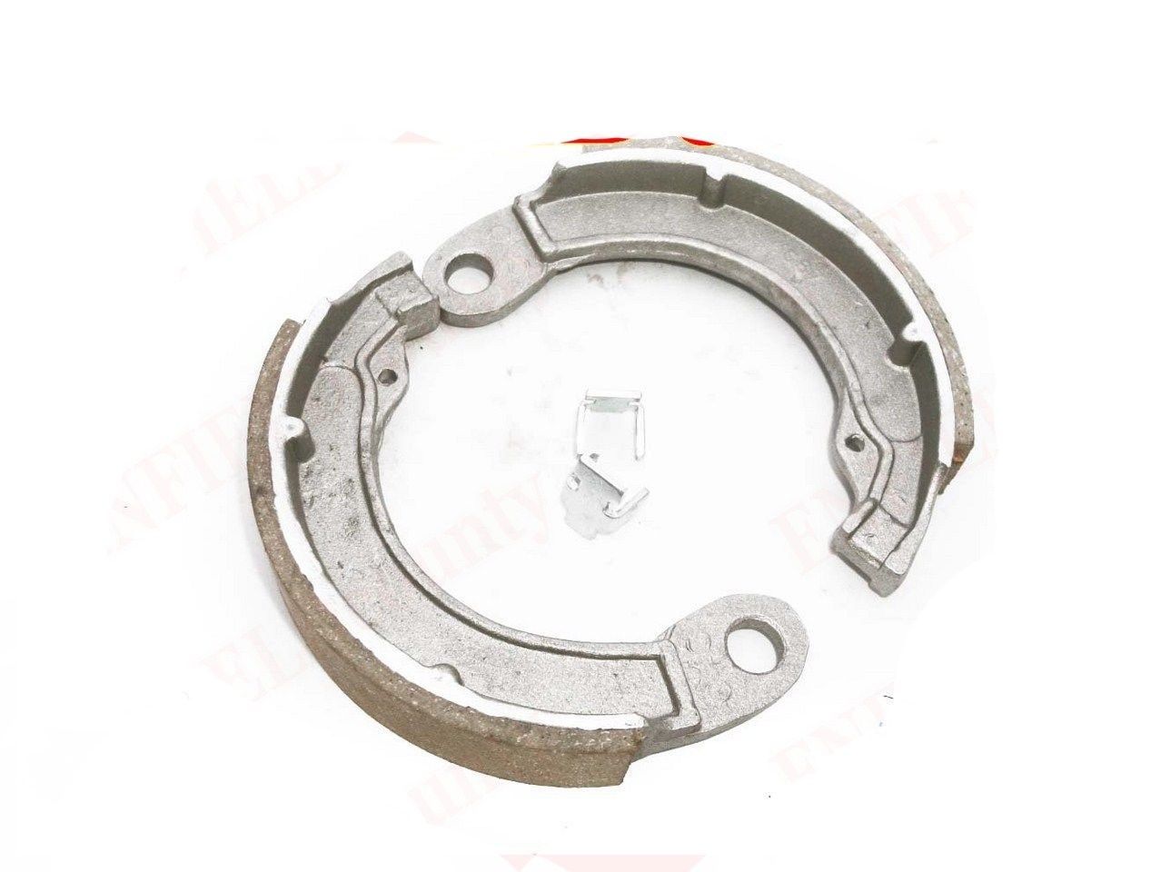Vespa Complete Rear Brake Shoes With Fixing Clips Early Vespa 