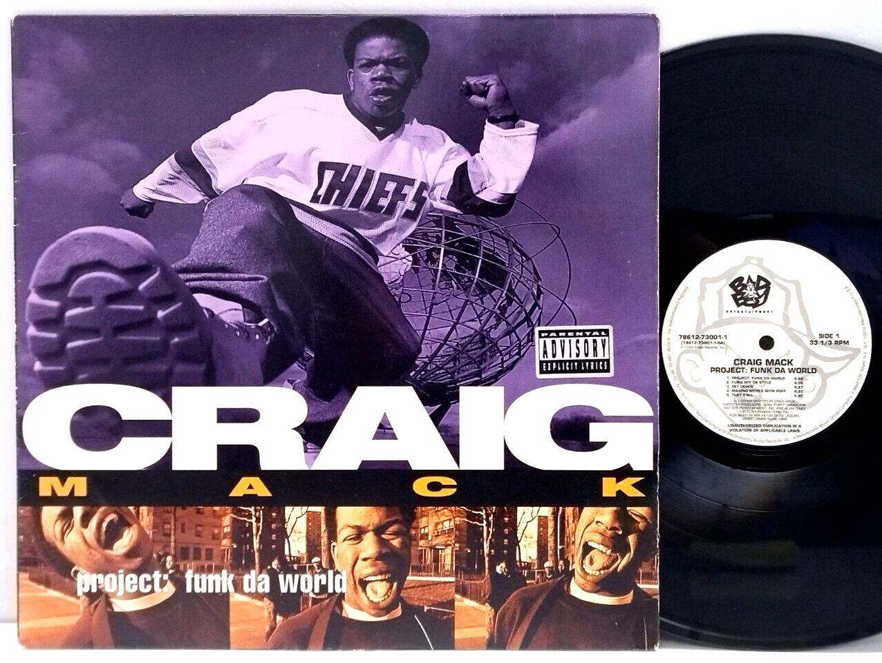 Craig Mack - Project: Funk Da World 2LP 1994 US OG Notorious