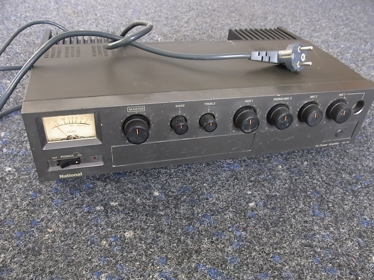 National WA-740 卓上型 音響装置 ハイパワーアンプ 業務用
