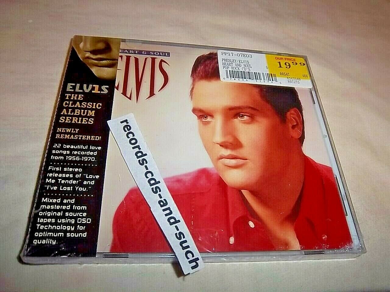 Heart and Soul [Remaster] by Elvis Presley (CD, Jan-2003