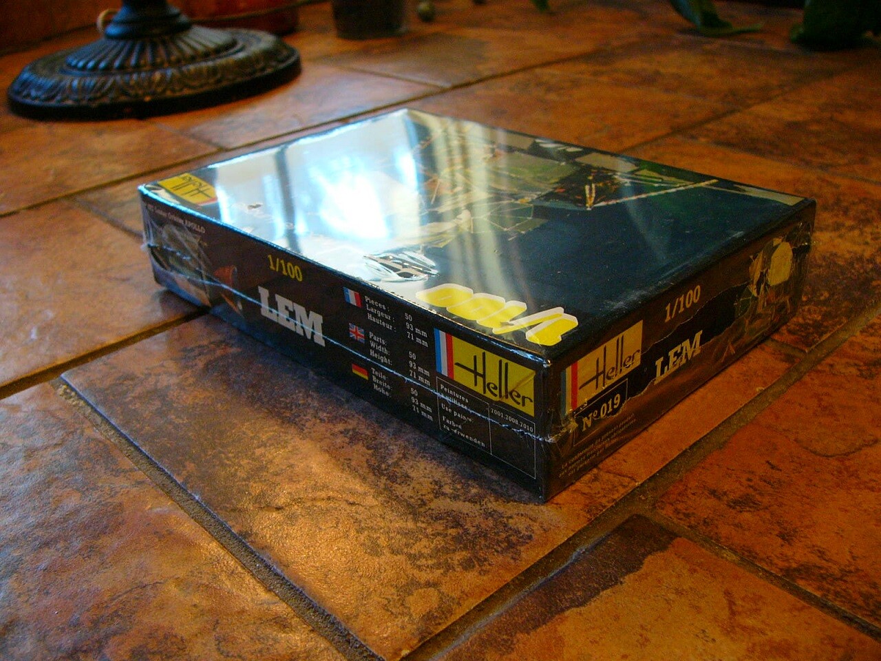 LEM Module Lunaire Heller 1980 - No. 019 - 1:100 Scale Model Kit - Sealed