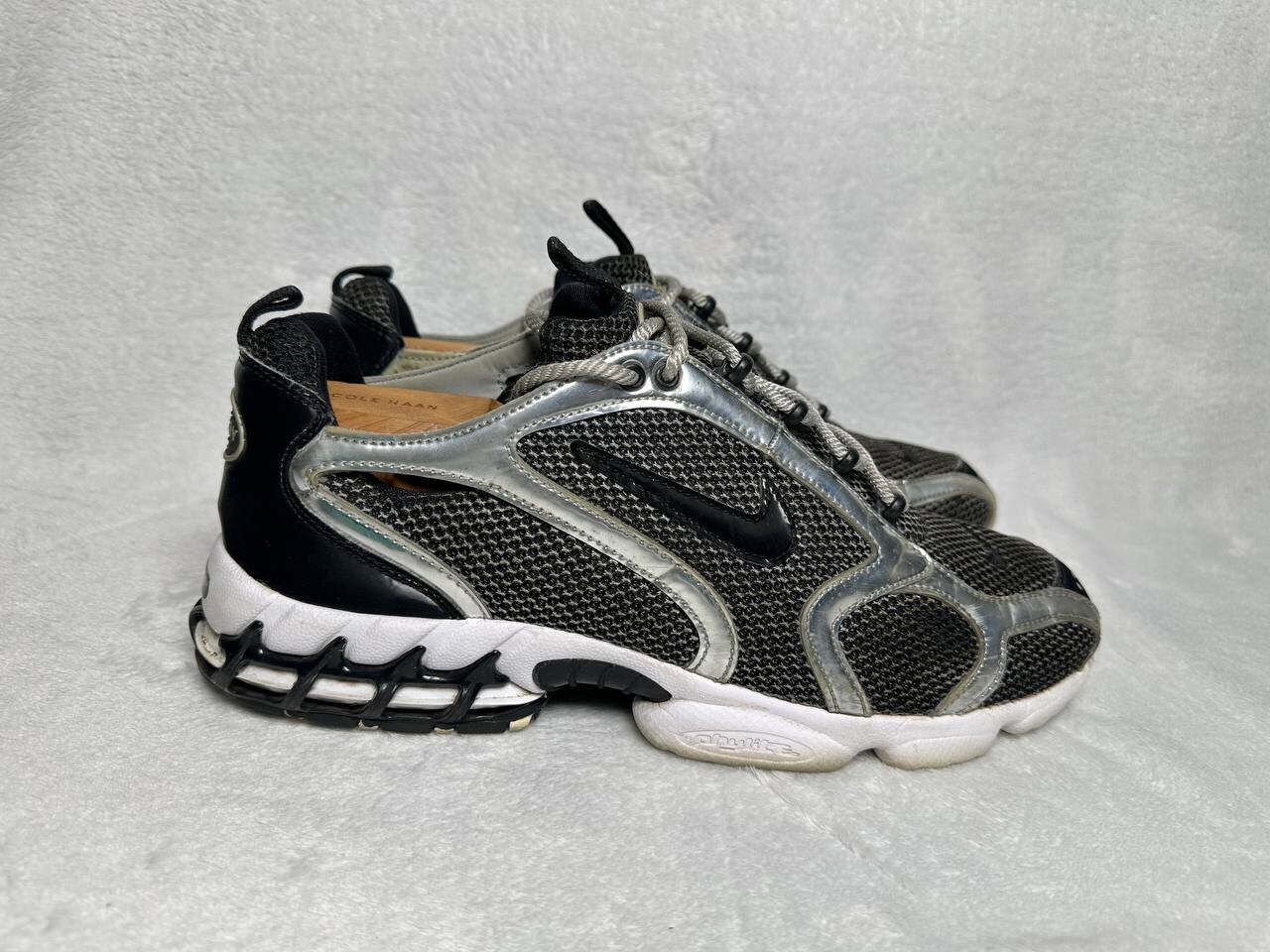 Nike Stussy x Air Zoom Spiridon Caged 2 Pure Platinum Size Nike Stussy x Air Zoom Spiridon Caged 2 Pure Platinum Size