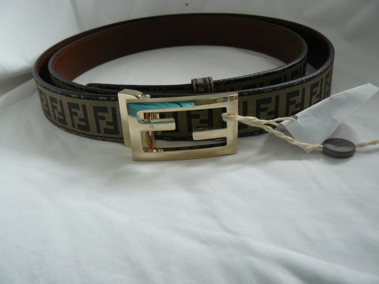 NWT DOUBLE F LOGO FENDI BELT | eBay