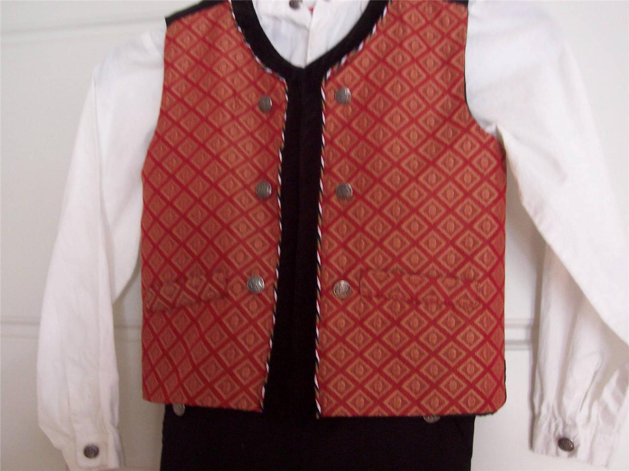 EU140 10+ YRS MOST HANDSOME NORWEGIAN BOYS BUNAD  FESTDRAKT FROM NORWAY