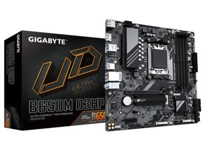GIGABYTE B650M D3HP AM5 LGA 1718 AMD M-ATX Motherboard with 5-Year Warranty
