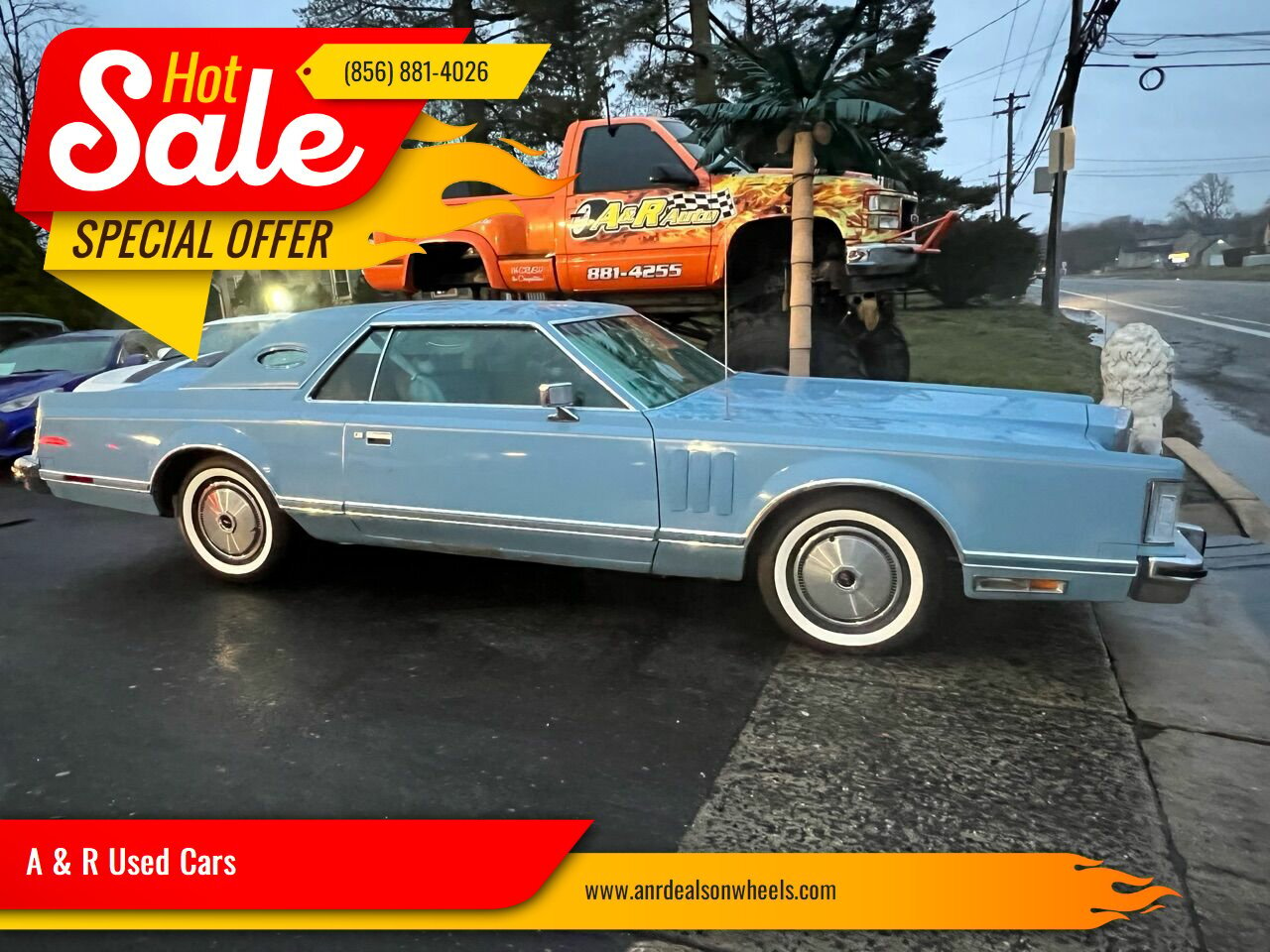 Blue Lincoln Mark V with 42553 Miles available now!