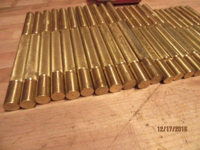 30 NOS K Tool Solid Brass Punches KT172988 KT172986 KT172984 KT172982