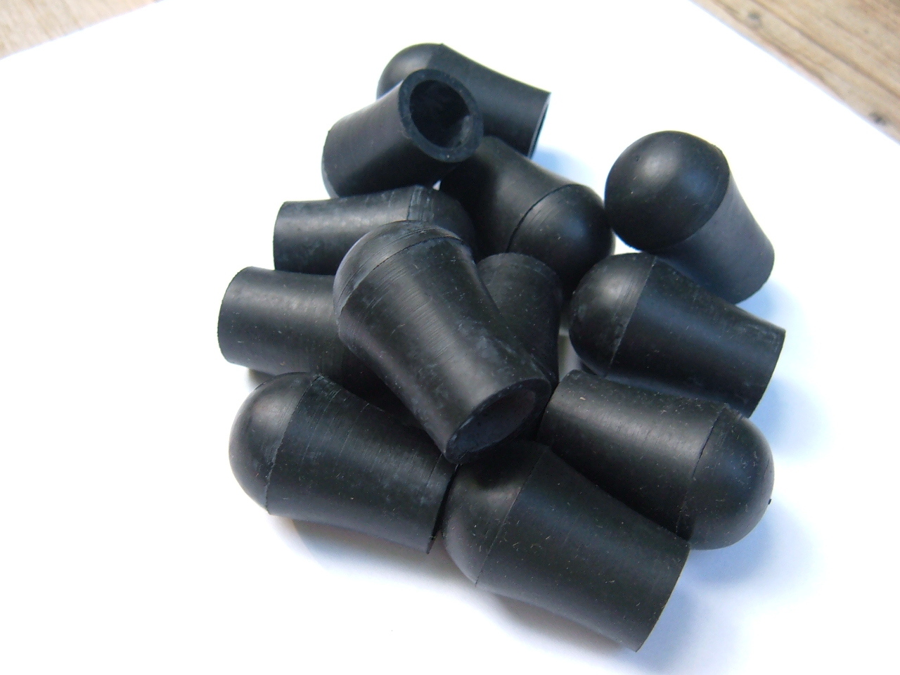 12 Rubber tips fit Rogers Memriloc Ludwig Atlas Slingerland cymbal stands vintg