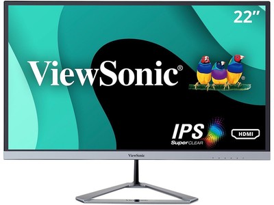 ViewSonic VX2276-SMHD 22 Inch 1080p Frameless Widescreen IPS Monitor with HDMI