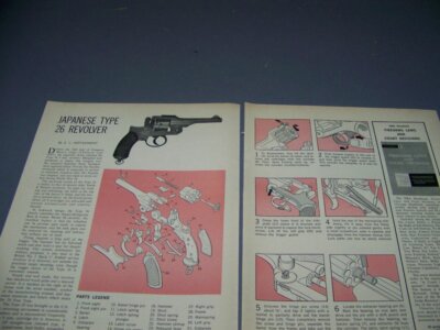 HISTORY: JAPANESE TYPE 26 REVOLVER..DETAILS/EXPLODED VIEW