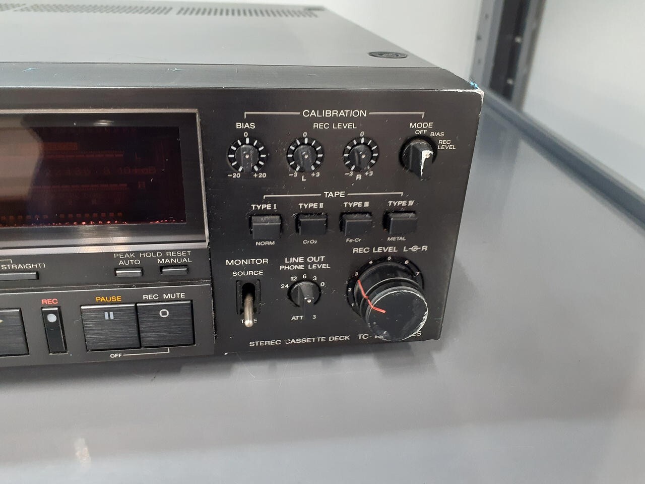 Sony TC-K777ES Stereo Cassette Deck Tape Recorder No working