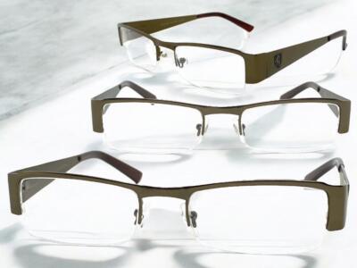 Classy Sophisticated Smart Intelligent Modern Clear Lens EYE GLASSES Brown Frame