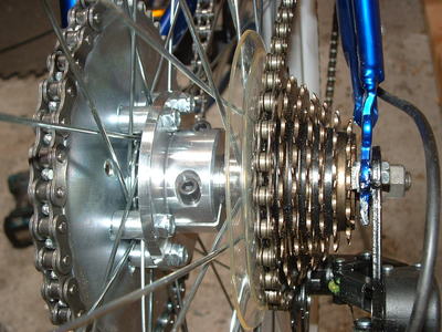 100cc GAS BIKE  1 INCH BORE FOR THE FREEWHEEL BIKE  USE YOUR ENGINE KIT SPROCKET