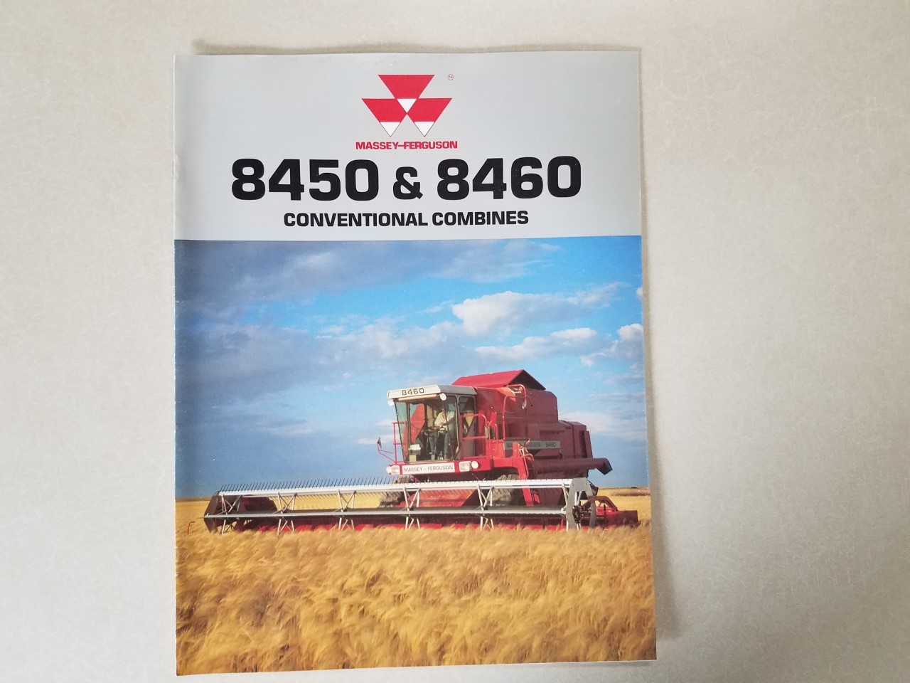 MASSEY-FERGUSON MF 8450 8460 COMBINES sales brochure