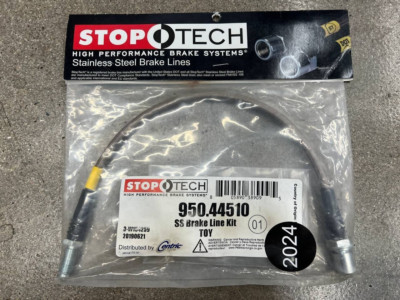 STOPTECH STAINLESS STEEL BRAIDED REAR BRAKE LINE FOR 95-04 TOYOTA TACOMA 4RUNNER