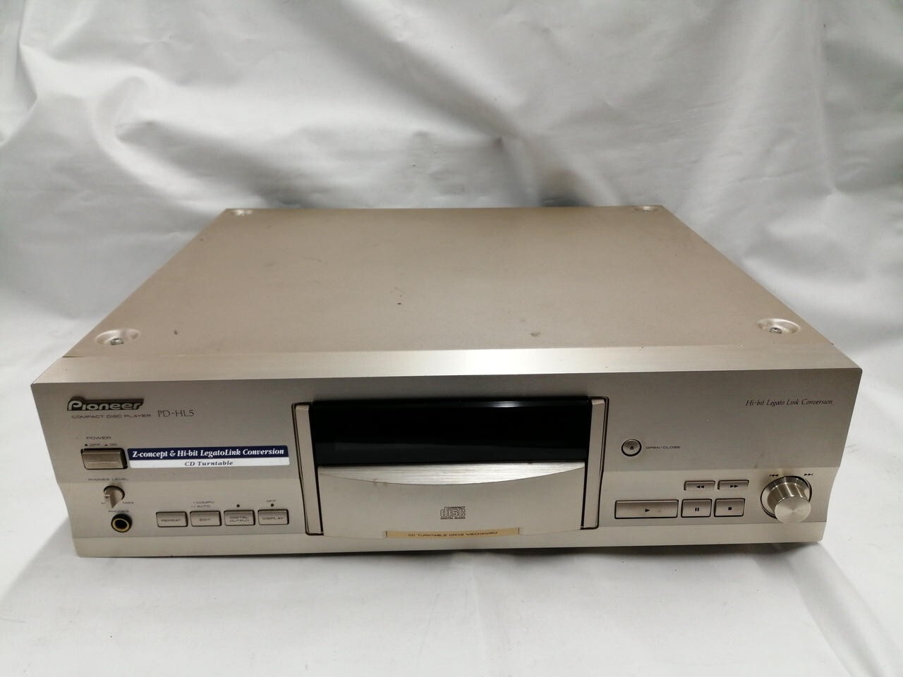 パイオニアCDプレーヤー PD−HL5 ターンテーブル方式 可動確認済み品 JUNK Pioneer PD-HL5 CD Player Compact Disk Player AC100V